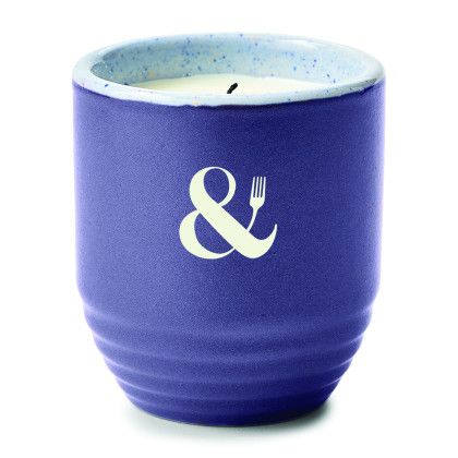 Custom Modern Sprout Garden Vibes Candle/Planter - Violet Hour/Lavender Candle front View Custom Modern Sprout Garden Vibes Candle/Planter - Violet Hour/Lavender Candle front View