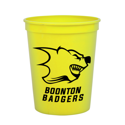 Custom Souvenir Cups-Full Color Digital- 16 oz - Yellow