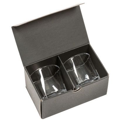 Custom Santana Silver Rim OTR Glass 10.5 oz - Deep Etch - Packaging View Custom Santana Silver Rim OTR Glass 10.5 oz - Deep Etch - Packaging View