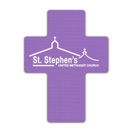 Custom Cross Rubber Jar Opener - Purple