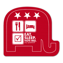 Custom Elephant Rubber Jar Opener - Red