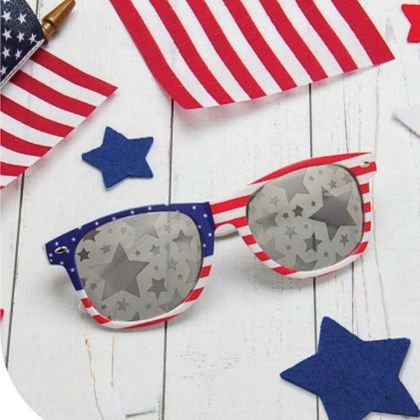 Custom Patriotic Sunglasses - lifestyle Custom Patriotic Sunglasses - lifestyle
