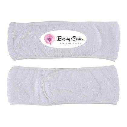 Custom Cascade Head Wrap - White Custom Cascade Head Wrap - White
