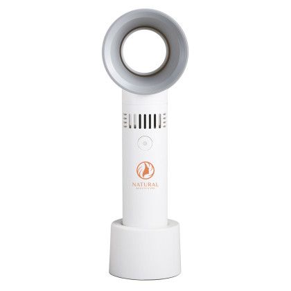 Custom E-Z Breezy Bladeless Fan - White/Cool grey