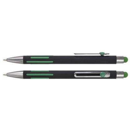 Custom Saratoga Clipmotion Pen - Green Custom Saratoga Clipmotion Pen - Green