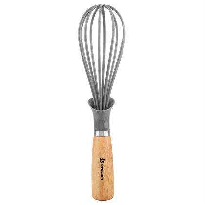 Custom ReGen Beechwood Whisk - Wood with gray Custom ReGen Beechwood Whisk - Wood with gray