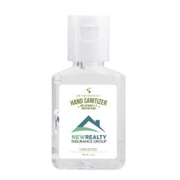 Custom Hand Sanitizer Gel: 1/2 oz - Clear Custom Hand Sanitizer Gel: 1/2 oz - Clear