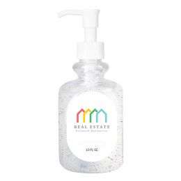 Custom Hand Sanitizer With Moisturizing Beads: 10 Oz Custom Hand Sanitizer With Moisturizing Beads: 10 Oz