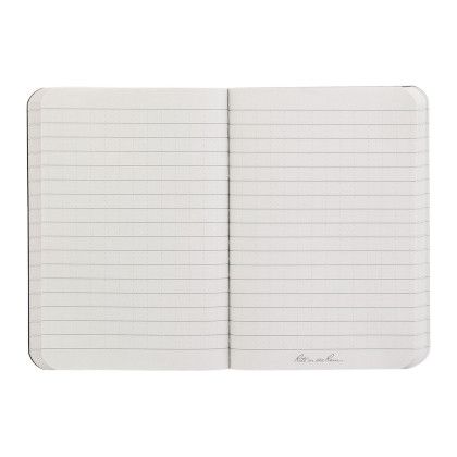 Custom 3.5" x 5.25" Rite in the Rain Soft Cover Notebook - Open View Custom 3.5" x 5.25" Rite in the Rain Soft Cover Notebook - Open View