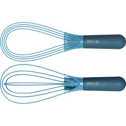 Custom Joseph Joseph Twist 2-in-1 Blue Whisk - front view 