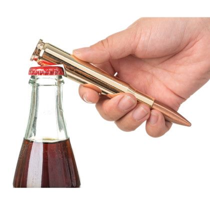 Custom 50 Caliber BFG Bullet Bottle Opener - Gold lifestyle Custom 50 Caliber BFG Bullet Bottle Opener - Gold lifestyle