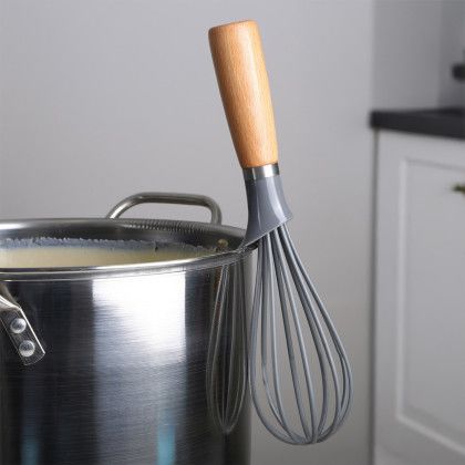 Custom ReGen Beechwood Whisk - Wood with gray Lifestyle View Custom ReGen Beechwood Whisk - Wood with gray Lifestyle View