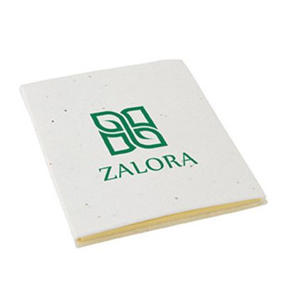 Custom Seed Card Sticky Notepad - Natural Side View Custom Seed Card Sticky Notepad - Natural Side View