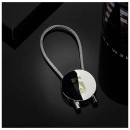 Custom The Circolo Key Chain - Silver Custom The Circolo Key Chain - Silver