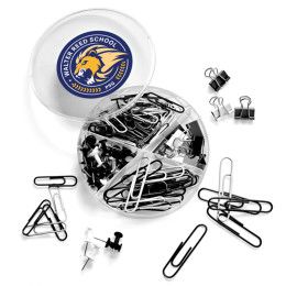 Custom Supply Line Round Clips & Pins Set Black & White