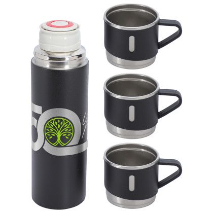 Custom 4-Piece Bottle & Cup Gift Set