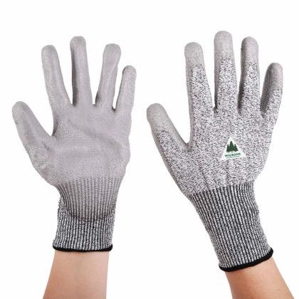 Custom Workit All-Purpose Gloves - Grey Front View Custom Workit All-Purpose Gloves - Grey Front View