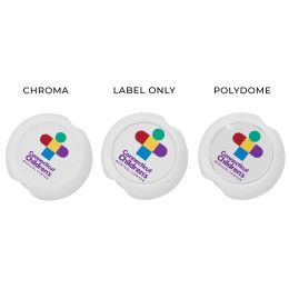 Custom Anti-Microbial Saucer Stethoscope ID Tag - Chroma