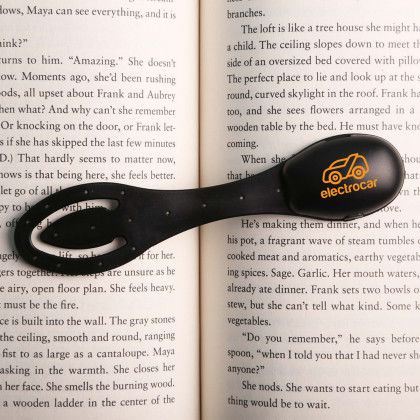 Custom Scholar Book Light - Black Lifestyle View 