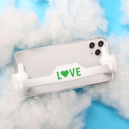 Custom Thumbs Up Phone & Tablet Holder - White Custom Thumbs Up Phone & Tablet Holder - White