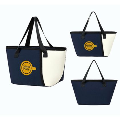 Custom Wrightwood Nylon Lunch Cooler Tote Custom Wrightwood Nylon Lunch Cooler Tote