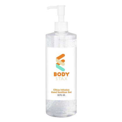 Custom Moisturizing Sanitizer With Beads: 16 oz, Pump Custom Moisturizing Sanitizer With Beads: 16 oz, Pump