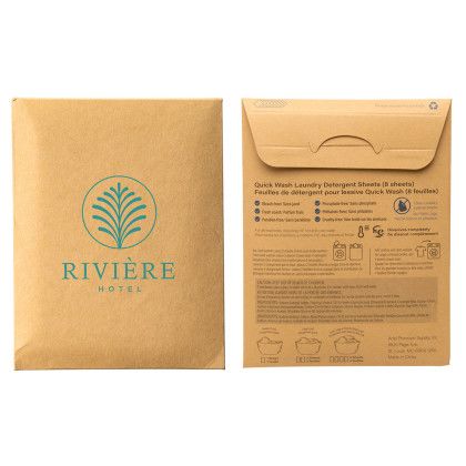 Custom Quick Wash Laundry Detergent Sheets - Brown Custom Quick Wash Laundry Detergent Sheets - Brown