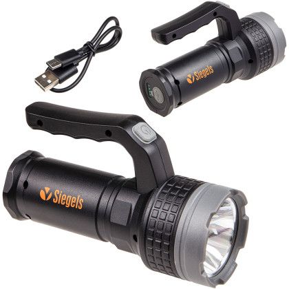 Custom Lyra Rechargeable COB Worklight + LED Flashlight - Black Custom Lyra Rechargeable COB Worklight + LED Flashlight - Black