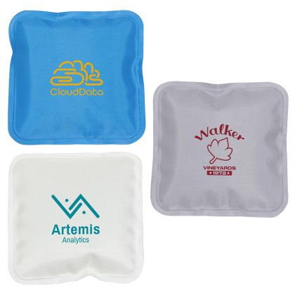 Custom Square Nylon-Covered Hot/Cold Pack - All color