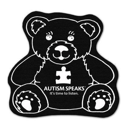 Custom Teddy Bear Rubber Jar Opener - Black Custom Teddy Bear Rubber Jar Opener - Black