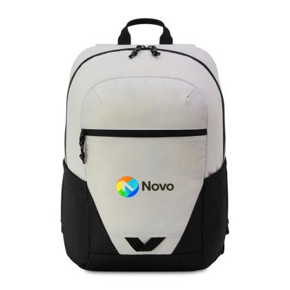 Custom Peak Recycled rPET Laptop Backpack - Quite gray Custom Peak Recycled rPET Laptop Backpack - Quite gray