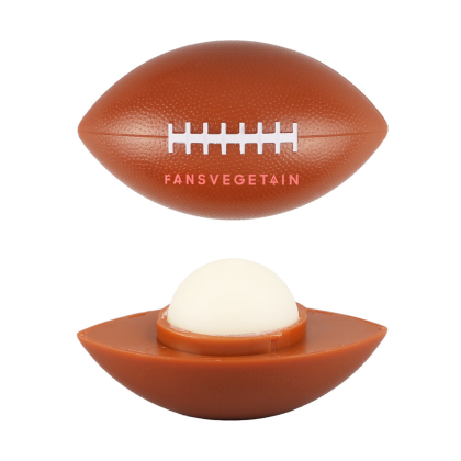 Custom Football Lip Moisturizer with Sunscreen - Brown Custom Football Lip Moisturizer with Sunscreen - Brown