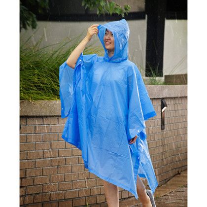Custom Rainshield PEVA Poncho - lifestyle Custom Rainshield PEVA Poncho - lifestyle