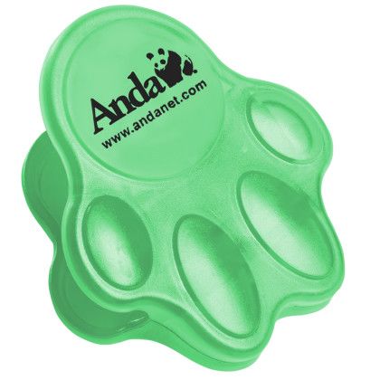 Custom Paw Mega Magnet Clip - Translucent green