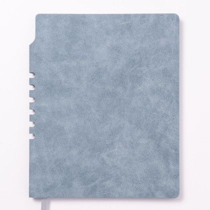 Custom Saratoga Orvieto Soft Cover Journal 1 Hot Stamped - Dusty blue Custom Saratoga Orvieto Soft Cover Journal 1 Hot Stamped - Dusty blue