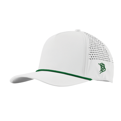Custom Branded Bills 545 Bare Curved Rope Cap - White with Kelly Green