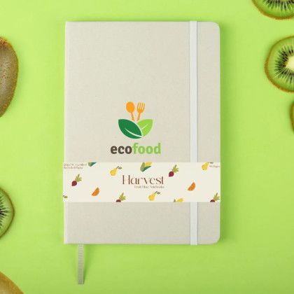 Custom Harvest Fruit Fiber Notebook - Kiwi Lifestyle Custom Harvest Fruit Fiber Notebook - Kiwi Lifestyle