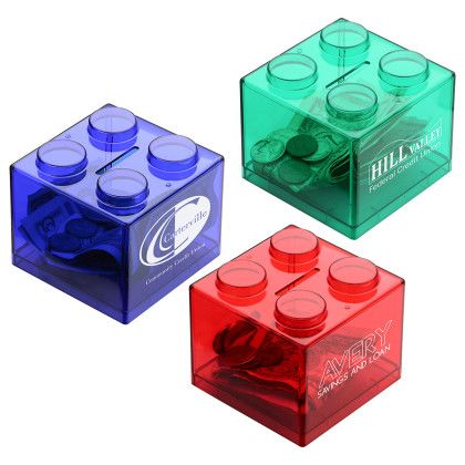 Custom Money Stack Coin Bank - All Colors Custom Money Stack Coin Bank - All Colors