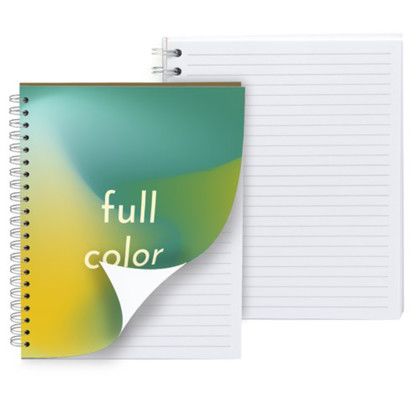 Custom Full Color Value Spiral Journal - 8.5" W x 11" H Custom Full Color Value Spiral Journal - 8.5" W x 11" H