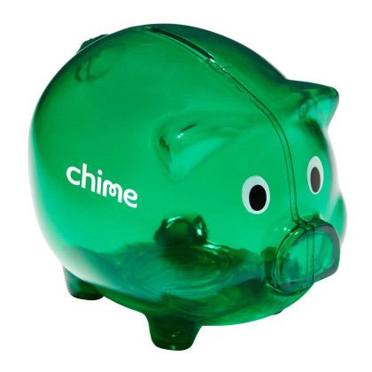  Custom Classic Piggy Bank - Translucent green