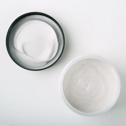 Custom Revitalize Body Scrub - Clear with black Top View