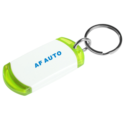 Custom On The Edge Key Tag - Translucent Lime Green Custom On The Edge Key Tag - Translucent Lime Green