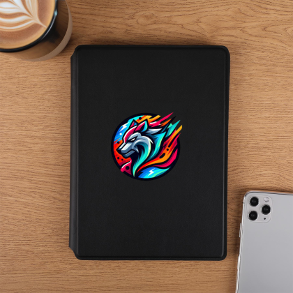 Custom Scribbler Go Notebook & Whiteboard - Black Lifestyle View 