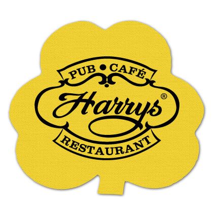 Custom Shamrock Rubber Jar Opener - Yellow Custom Shamrock Rubber Jar Opener - Yellow