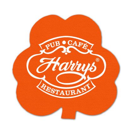 Custom Shamrock Rubber Jar Opener - Orange Custom Shamrock Rubber Jar Opener - Orange