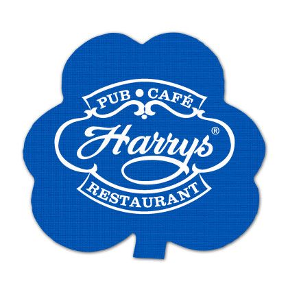 Custom Shamrock Rubber Jar Opener - Blue Custom Shamrock Rubber Jar Opener - Blue