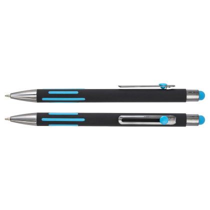 Custom Saratoga Clipmotion Pen - Sky blue Custom Saratoga Clipmotion Pen - Sky blue