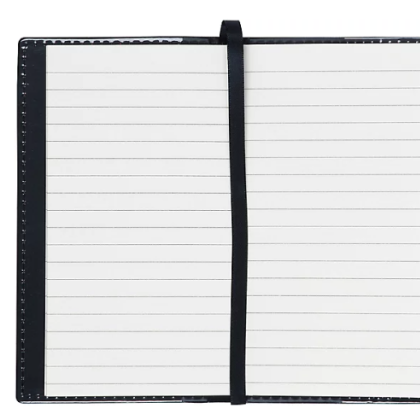 Custom Nouveau Pocket Journal - Sky Blue Open View Custom Nouveau Pocket Journal - Sky Blue Open View
