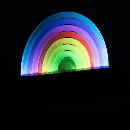 Custom Rainbow Sound-Reactive LED Night Light Custom Rainbow Sound-Reactive LED Night Light
