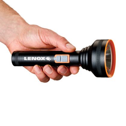 Custom Cedar Creek Goliath Rechargeable Led Flashlight - Black - Lifestyle Custom Cedar Creek Goliath Rechargeable Led Flashlight - Black - Lifestyle